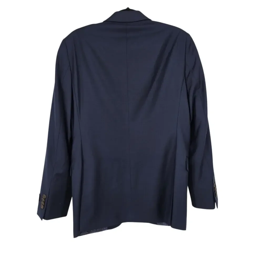 NWT Ted Baker London High Blue Jake CT No Ordinary Joe Wool Twill Blazer Sz 40R